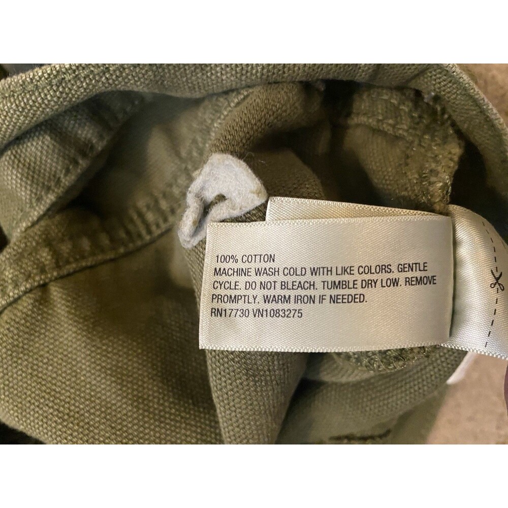 Universal Thread Women's High-Rise Baggy Utility Barrel Jeans Camo Green Size 16 - Picture 12 of 14